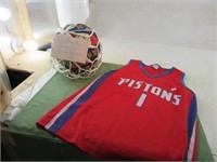 Harlem Globetrotter Signed Basketball, Billups