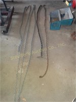 Misc. Chains longest is 8' w/1 Hook in metal tool