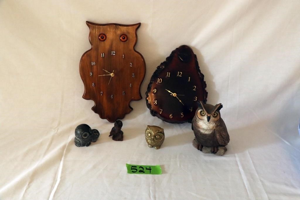 Decorative Owl Lot