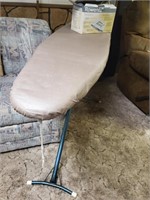 IRON AND IRONING BOARD 54"X14.5"X32" UNTESTED