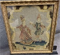 Antique Cross-Stitch, Framed