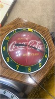 Coca-Cola Collectors 15Inch Corded Clock.