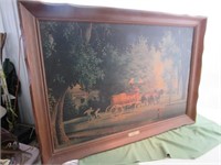 Framed Print 1966 "Happy Days" Country Scene