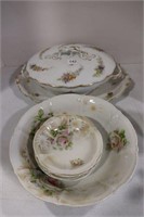 BAVARIA PAINTED BOWLS & SERVING DISHES