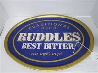 RUDDLE'S BEER ADVERTISEMENT TRAY