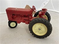 Red Metal Tractor