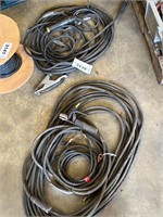 Two sets of welding leads 1/0-600 V