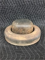 Antique Wood Industrial Hat Mold