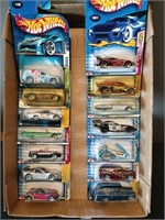 Flat of Hot Wheels