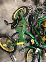 John Deere kids bike, green