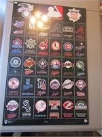 major league baseball wall art