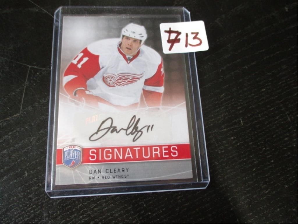 Dan Cleary signatures card