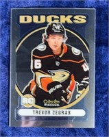 2021/22 Trevor Zegras OPC platinum rookie card