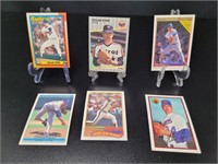 6 Nolan Ryan baseball cards