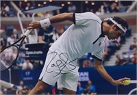 Tennis Autograph  Photo Roger Federer
