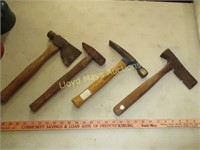 4pc Hatchets & Hammers