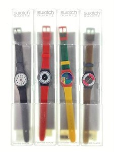 (4) Vintage Swatch Brand Quartz Wrist Watches