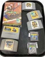 (8) Japanese Nintendo 64, Gameboy Games