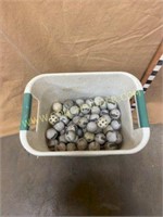 Large lot of golf balls and more