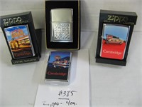 Zippo Lighters w/Diner