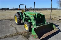 John Deere 5200 Diesel Tractor with John Deere