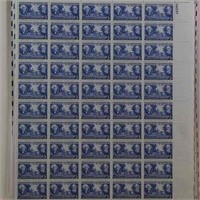 US Stamps3 cent Sheets x50 Mint NH with perf seps
