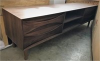 79in Modern Entertainment Stand With Drawers