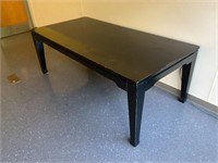 Large Black Conference Table