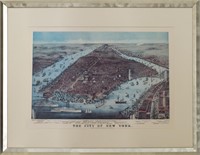 John William Hill 'The City Of New York' Print