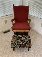 Glider Chair & Footstool