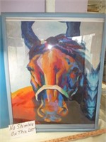 Horse of a Different Color Framed Poster Print