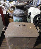 Tin Steamer with two Jar Racks – Rusty, Hand