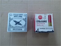 2 box's of vintage 12ga. Shotgun shells Peters