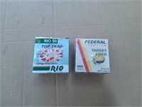 2 box's of vintage Federal and Rio50 Top Trap