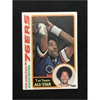 1976 Topps Julius Erving Card