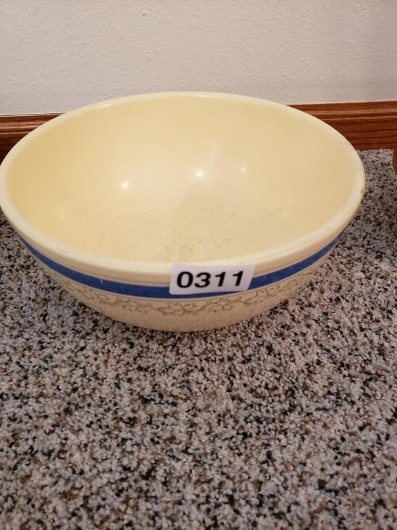 Blue Stripe Mixing Bowl