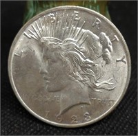 1923 BU PEACE DOLLAR