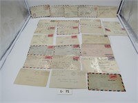 Lot of 25 - WWII Censored Envelops