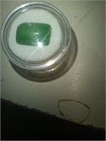 Brazilian Emerald Cabochon Gem, 10.75 carat