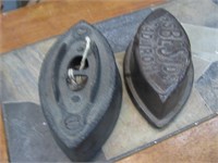 Antique irons - Asbestos Sad Iron