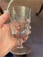 10 LIQUOR PINWEEL CRYSTAL GLASSES