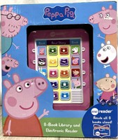 Peppa Pig 8 Book Library And Electronic Reader