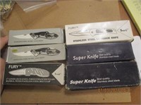 6 Knives- Fury, Super, Etc.
