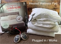 Heated Matress Pad w. Dual Controls (Queen)