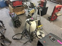 Backpack Sprayer, Sprinklers, Hose Reel