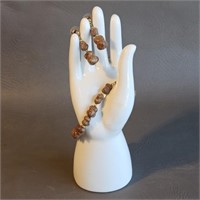 Semi Precious Stone Bracelet & Earrings