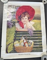 Vintage 18x14 Heinz Advertising Poster
