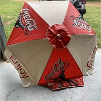 Large Coca Cola Table Umbrella