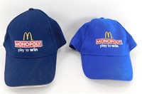 2 McDonald's Monopoly Caps