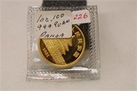 China 1991 100 Yuan Gold (proof)